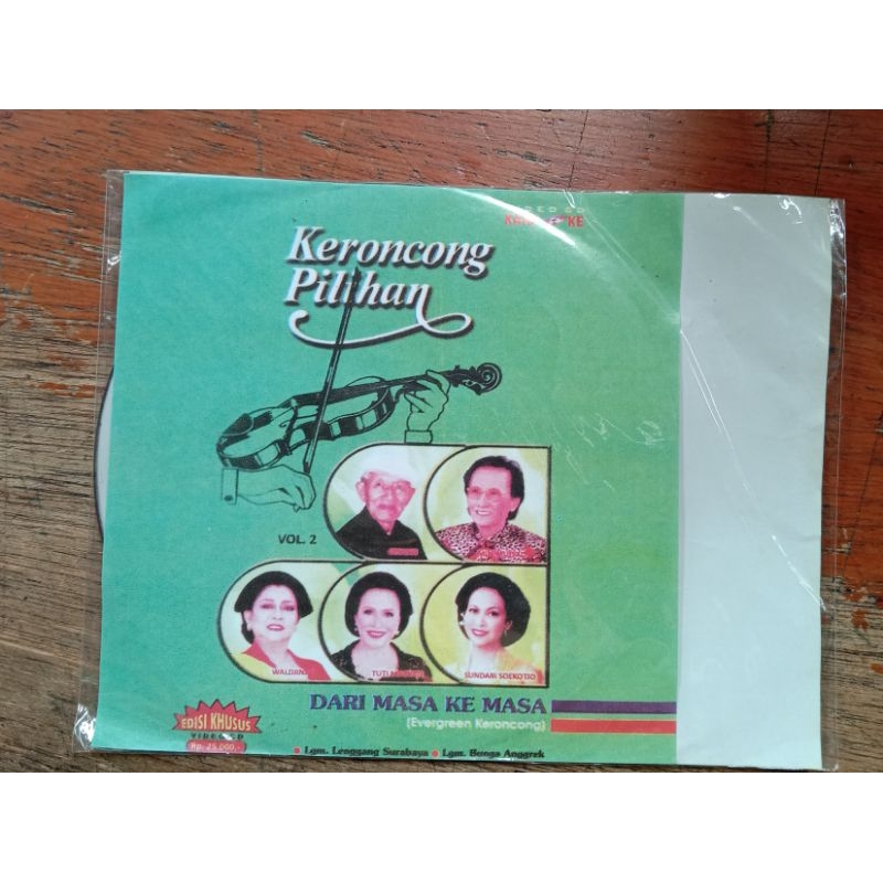 Kaset Vcd lagu keroncong vol 2