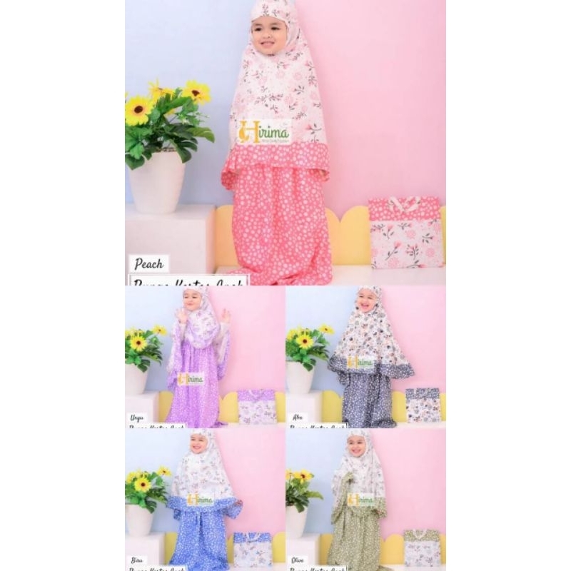 mukena rayon anak, mukena anak TK