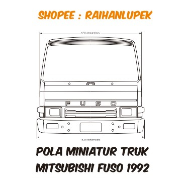 Pola Miniatur Truk Fuso 1992
