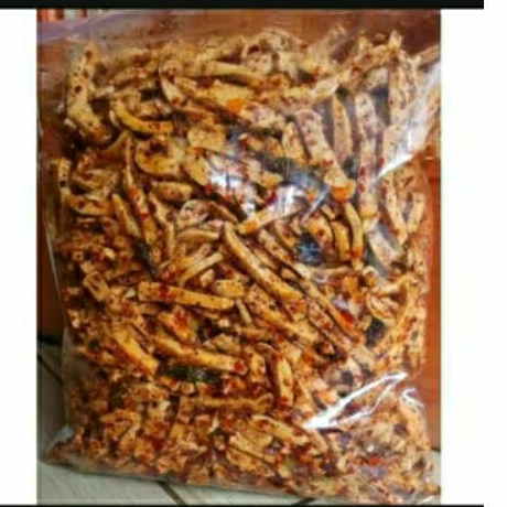

Basreng pedas daun jeruk 1kg ekstra kriuk ekstra pedas dan gurih