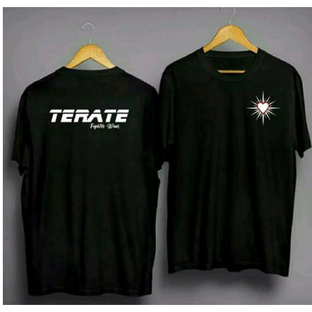 KAOS PSHT TERBARU SIMPEL TULISAN TERATE KAOS DISTRO COMBED 30S