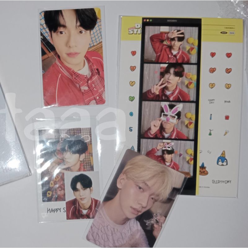 wts photocard soobin deco kit 23, pob wv lullaby txt official