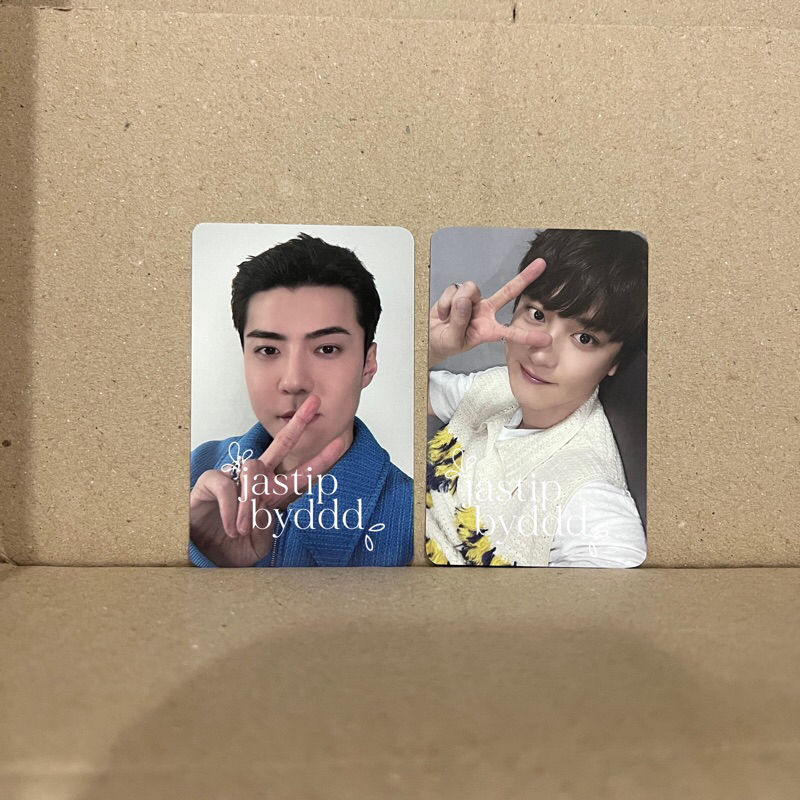PHOTOCARD POB KTOWN4U EXO EXIST ALBUM PC CHANYEOL SEHUN