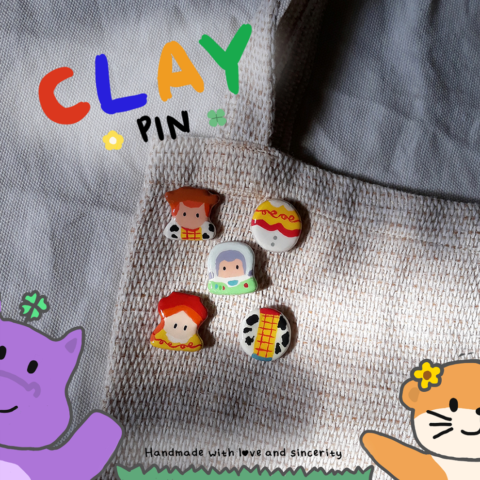 Clay Pin Toy Story Edition