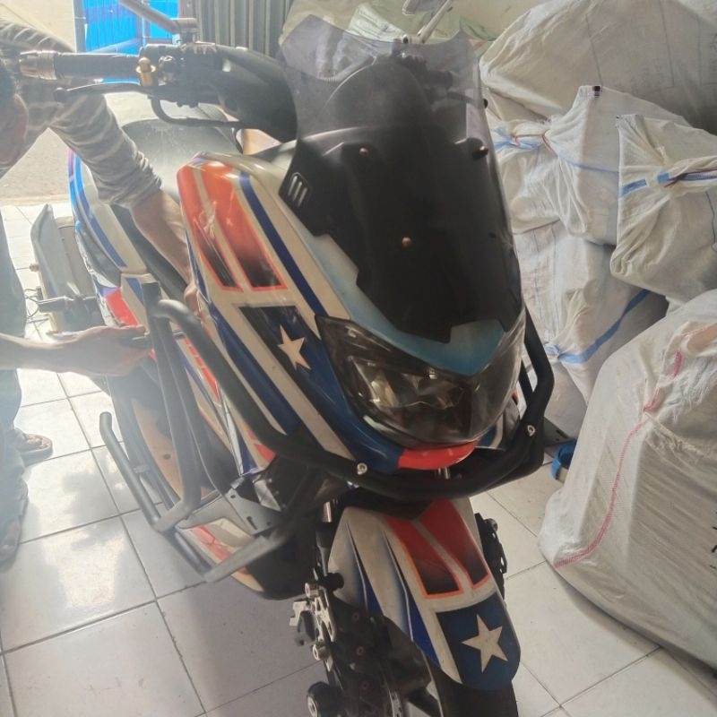 Crashbar New Nmax 155 Tubular Dudukan Lampu Nmax tubular crash bar nmax double slider full body nmax
