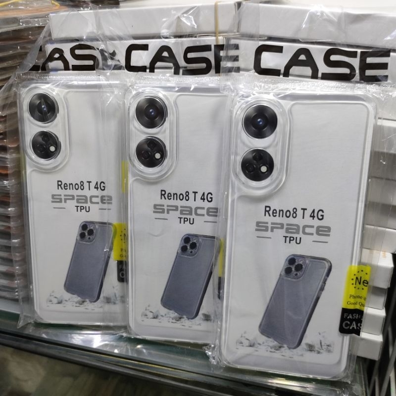 Soft Case Oppo Reno 8T 4G Silikon Casing Clear Bening Transparan Pelindung Camera