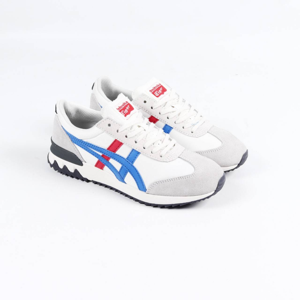 ONITSUKA TIGER CALIFORNIA 78 EX CREAM BLUE RED ORIGINAL BNIB FULL TAG BARCODE BAHAN LEATHER SIZE 36/