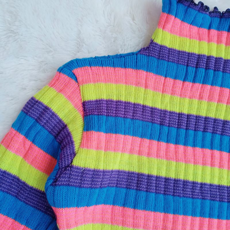 SWEATER PELANGI 4-6 TAHUN