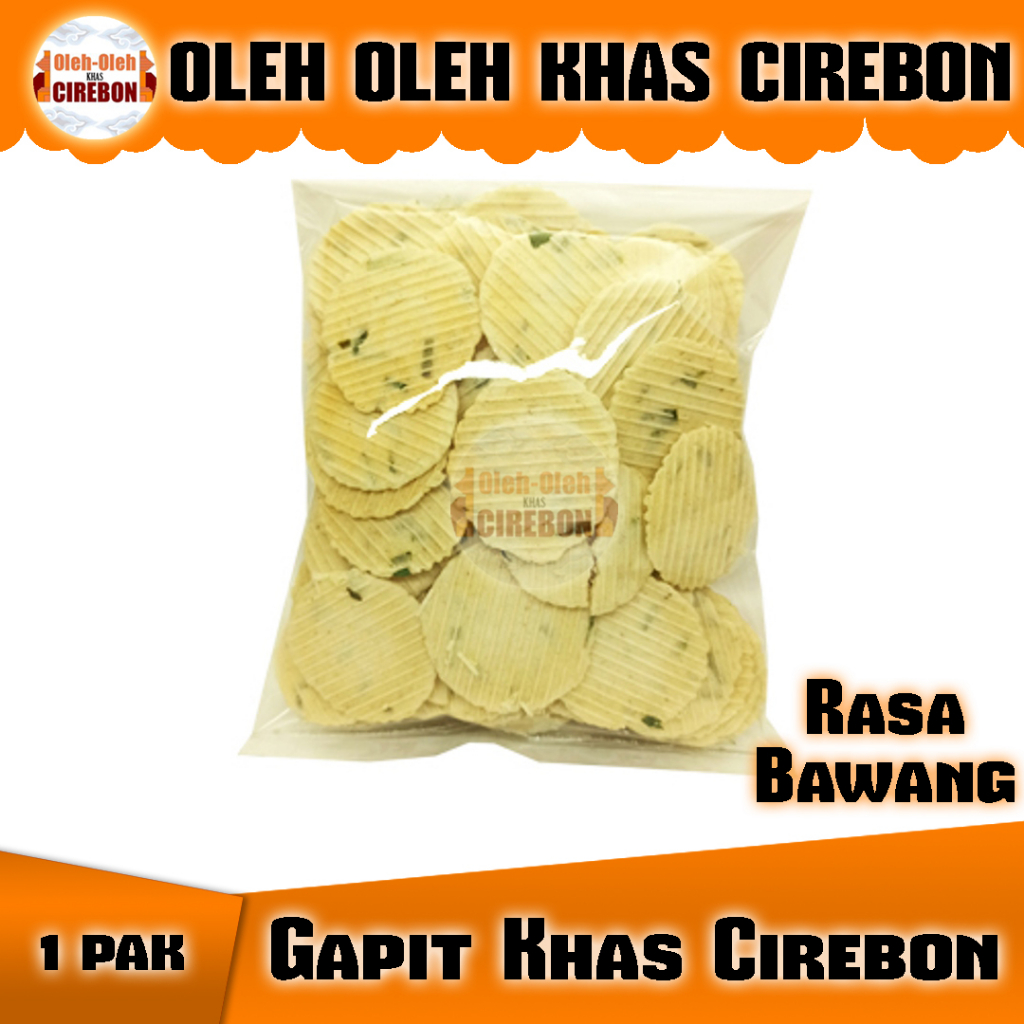 

Gapit Simpring Rasa Bawang Keju Udang Keju Kencur 250Gram Khas Cirebon