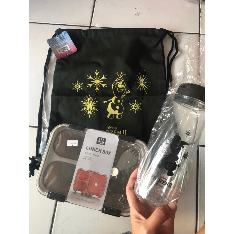 tas serut bekal disney ori