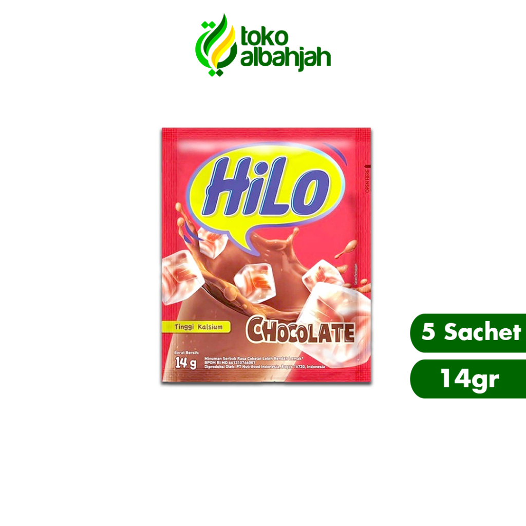 

Hilo Susu Tinggi Kalsium Hilo Chocolate 14gr 5sachet - Minuman Cokelat