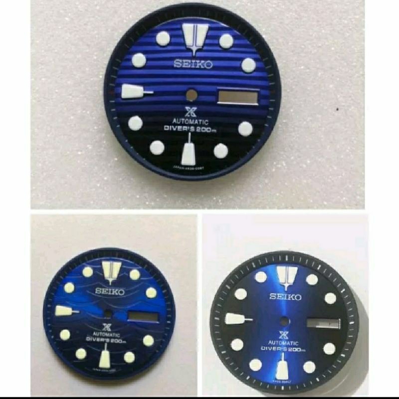 Dial seiko diver mod blue series