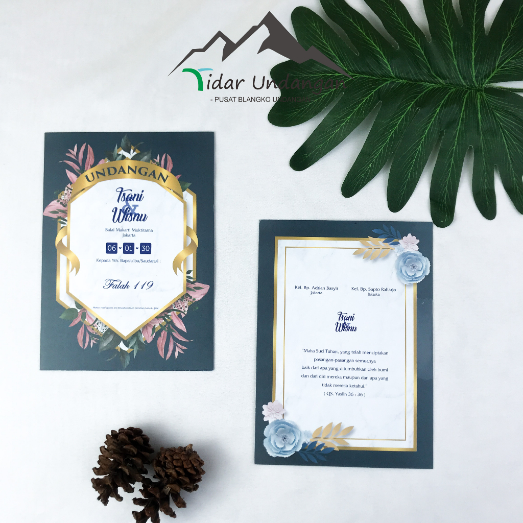 Blangko Undangan Pernikahan Falah 119