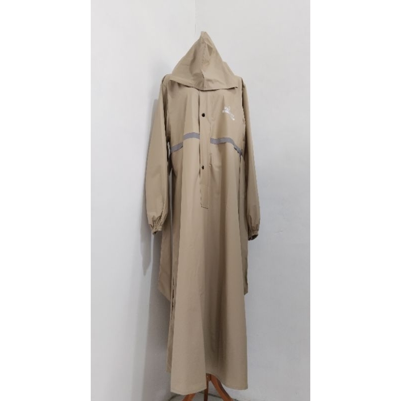Mantel (Jas Hujan) gamis syar'i unisex (pria&wanita)