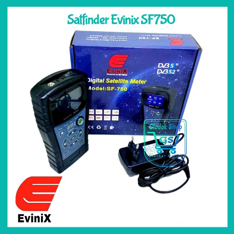 SATFINDER PARABOLA SATFINDER EVINIX SF-750 SATFINDER DIGITAL SATELITE FINDER SF750 EVINIX
