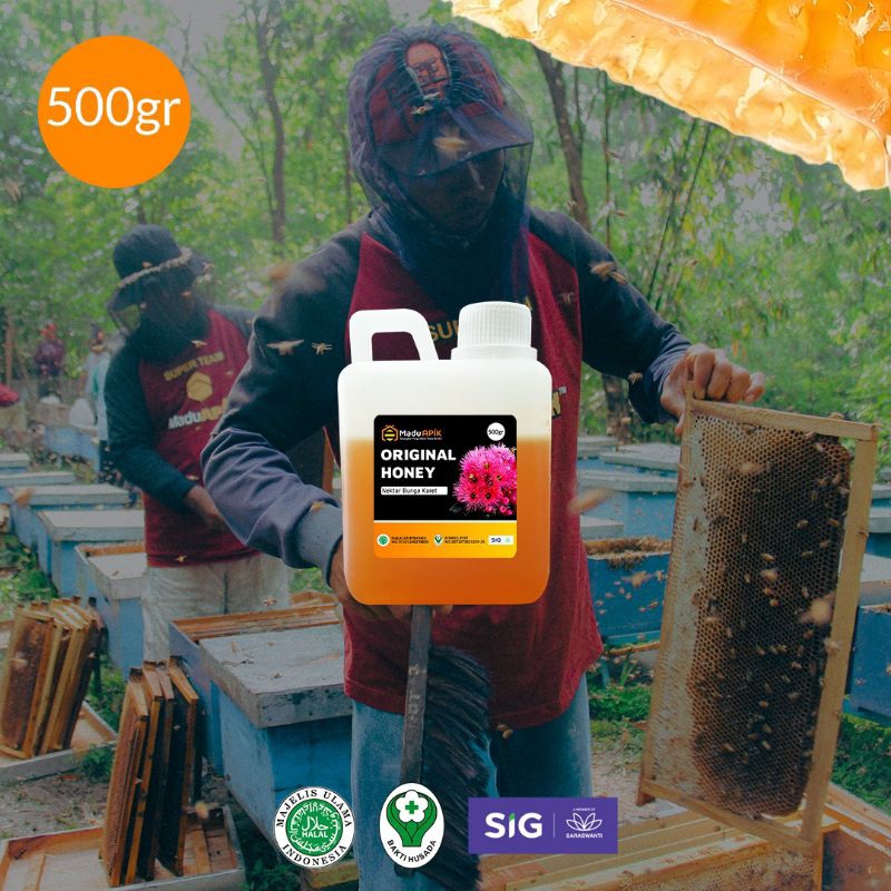 

Madu Asli Murni Ternak 500gr