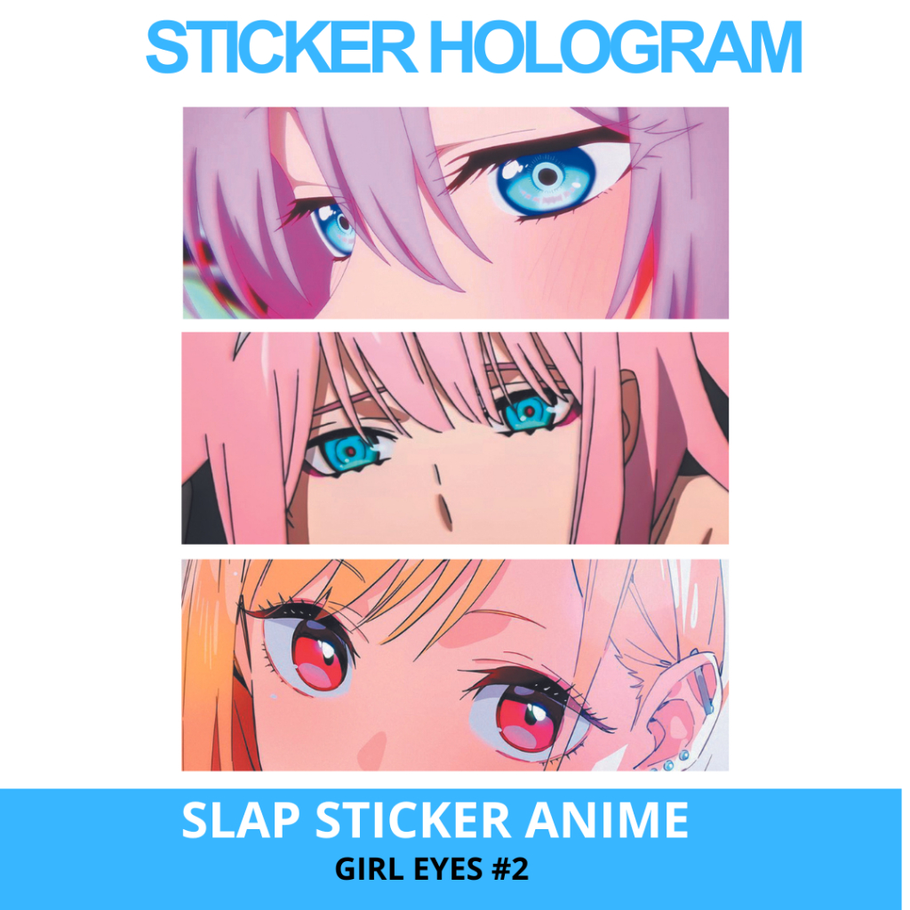 

Slap Sticker Hologram Anime Girl #2