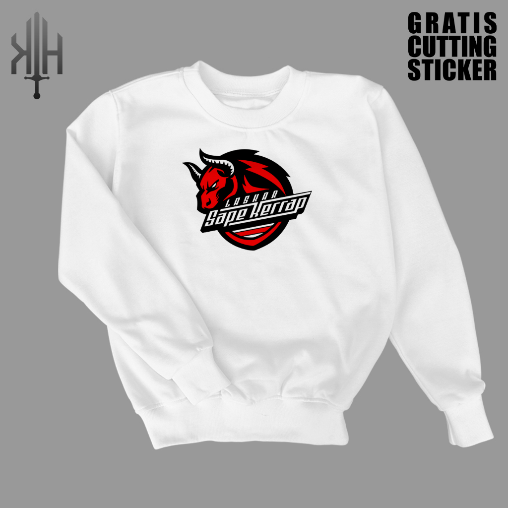 Crewneck Sweater Laskar Sape Kerrab Madura United 01-Crewneck Pria-Sweater Wanita