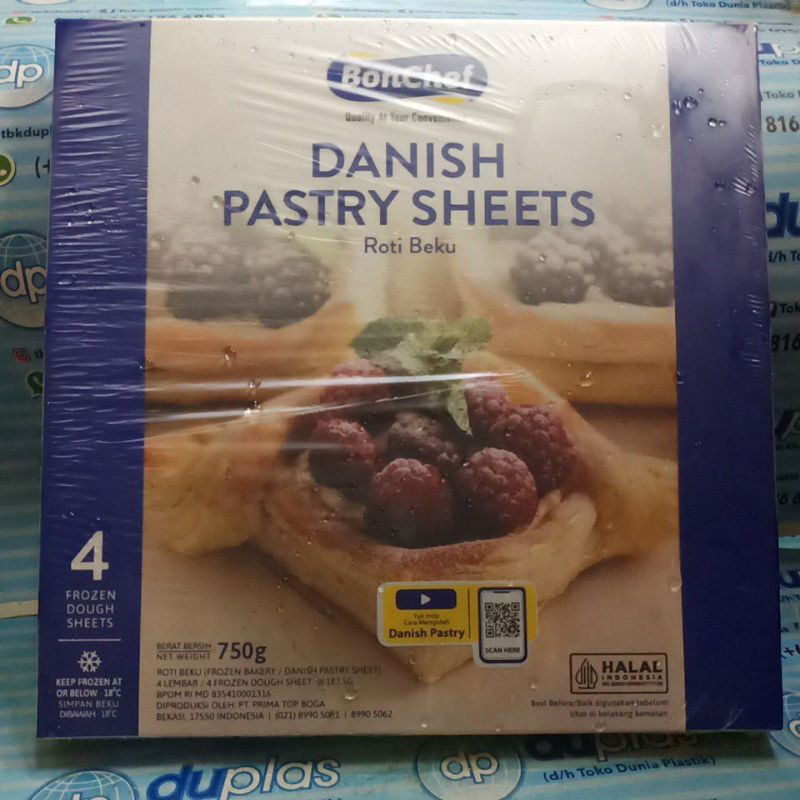 

Danish Pastry Sheets Bonchef 750 gr