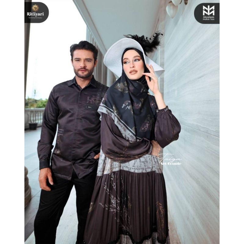 RITZ SYARI] DRESS SET PLEATS " TAIGA " by ritz syari