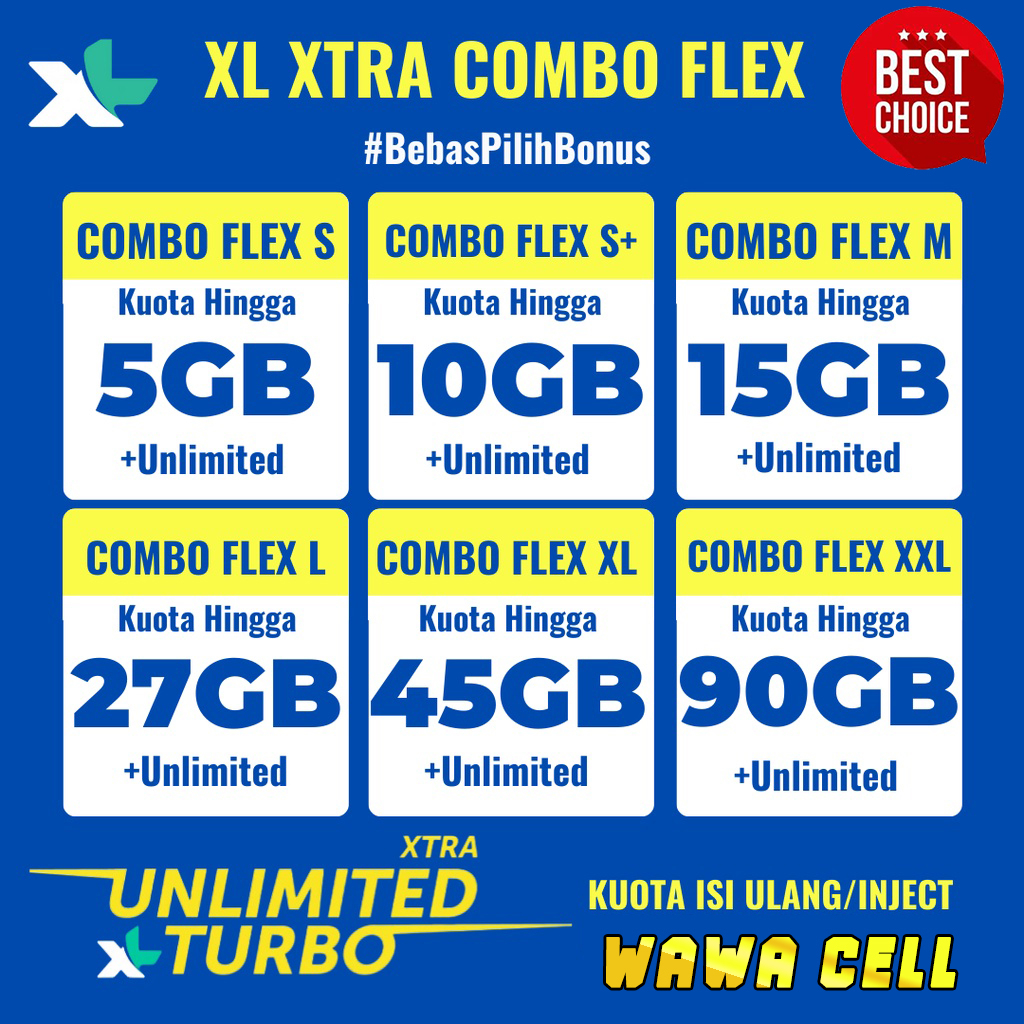 PAKET DATA XL XTRA COMBO FLEX
