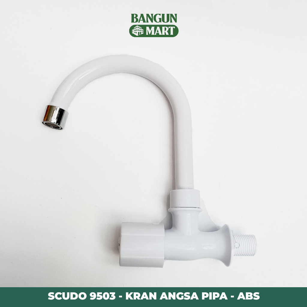 SCUDO Kran Air Angsa Pipa [ SCD PL 9503 ] Keran Cuci Piring Wastafel