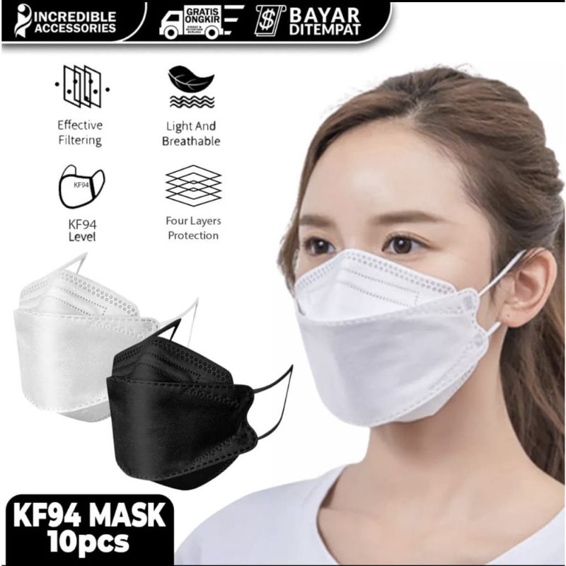 Masker KF / masker KF hitam / masker KF putih / masker KF / masker tebal
