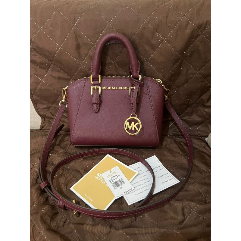 Preloved MK Ciara XS Merlot Authentic original