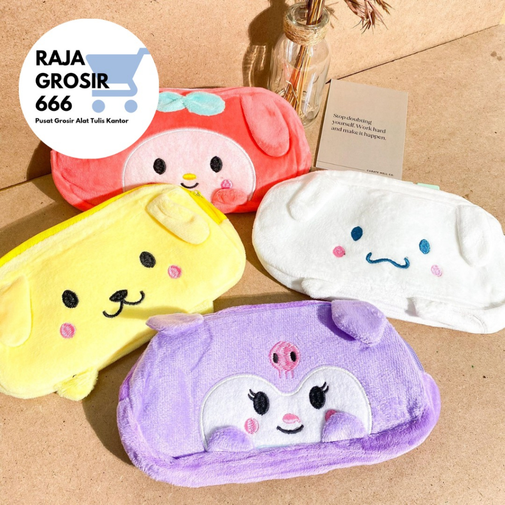 

TEMPAT PENSIL AESTHETIC SANRIO KUPING KAKI NONJOL V2 ALAT-ALAT SEKOLAH AESTHETIC KOTAK PENSIL BAGUS LUCU IMUT KADO UNIK SOUVERNIR COD