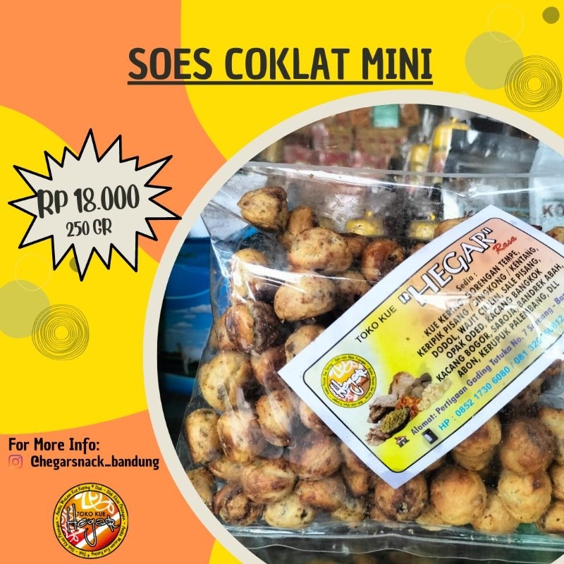 

KUE SOES COKLAT MINI