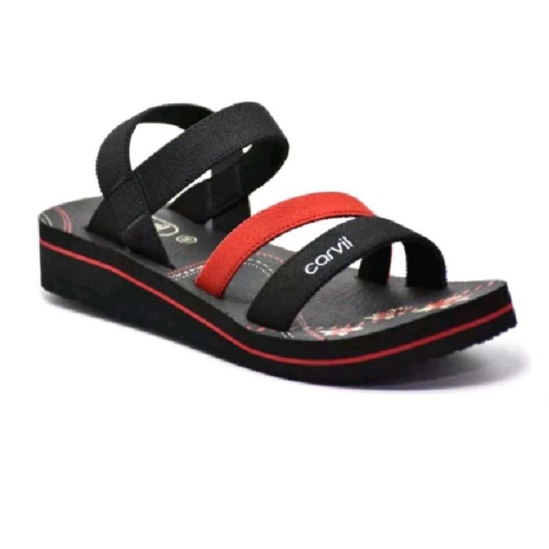 Sandal Wedges Wanita Dewasa Carvil Salvina Tb Sponge Gunung