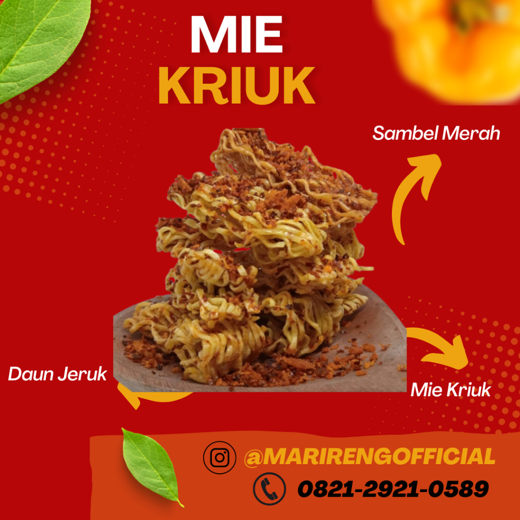 

MIE KREMES PEDAS ASIN MIE KREMEZ MIE KRIUK MIE KRITING CEMILAN PEDAS