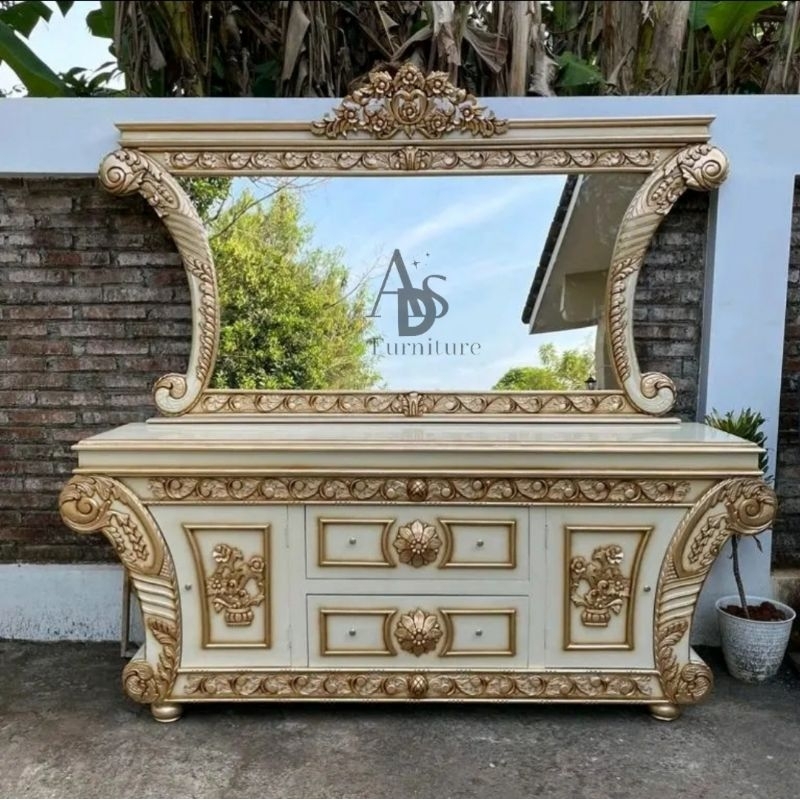 buffet ukir kayu jati buffet gelung ukiran jati jepara