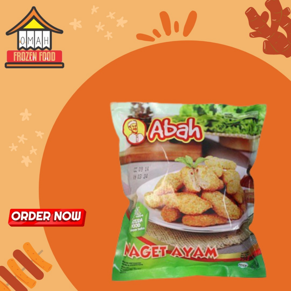 

Abah Naget Ayam Chicken Nugget 500gr (NON COD DILUAR KOTA JATENG)