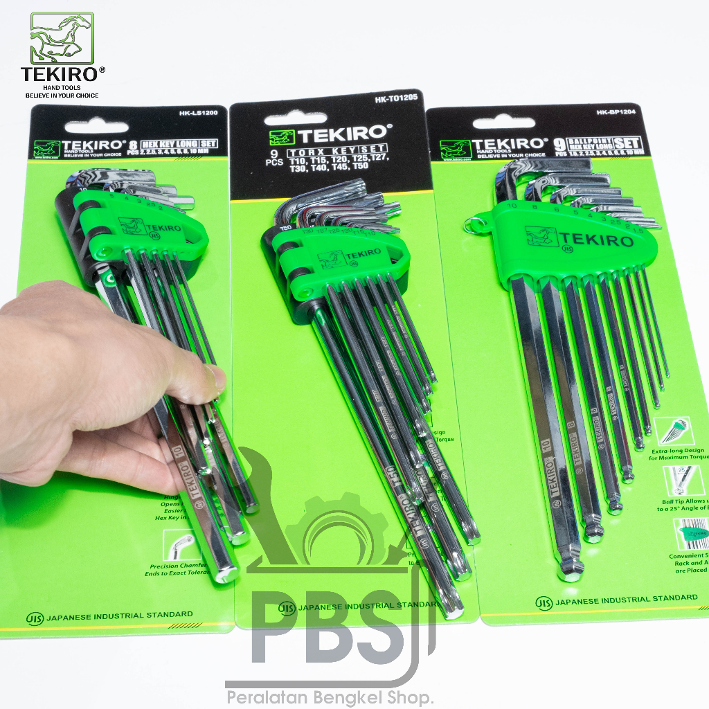 [Pilih Sendiri] Kunci L 1 Set TEKIRO Ori . Kunci L 1 Set Komplit TEKIRO . Kunci L TEKIRO Original
