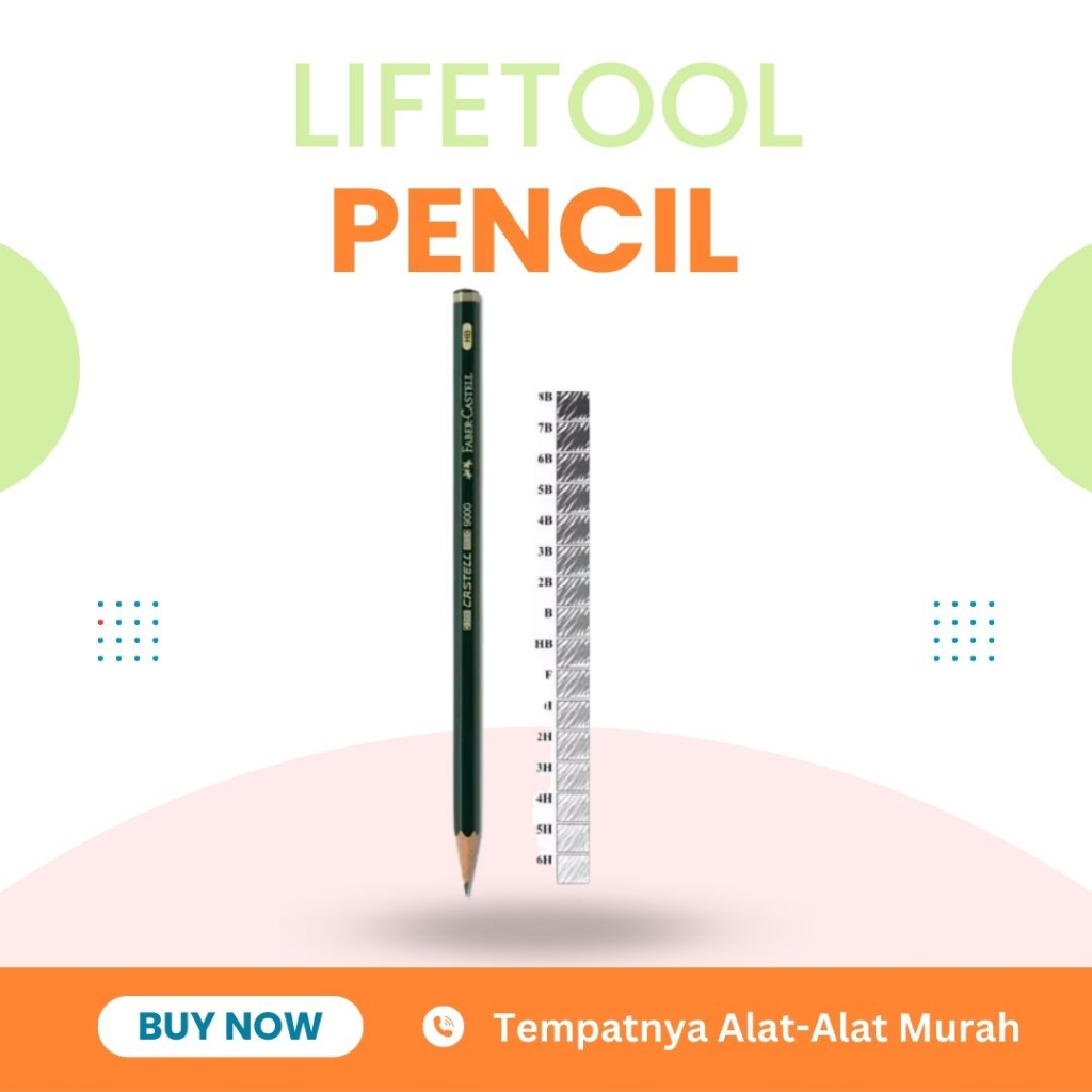 

Pensil Faber Castell 2B