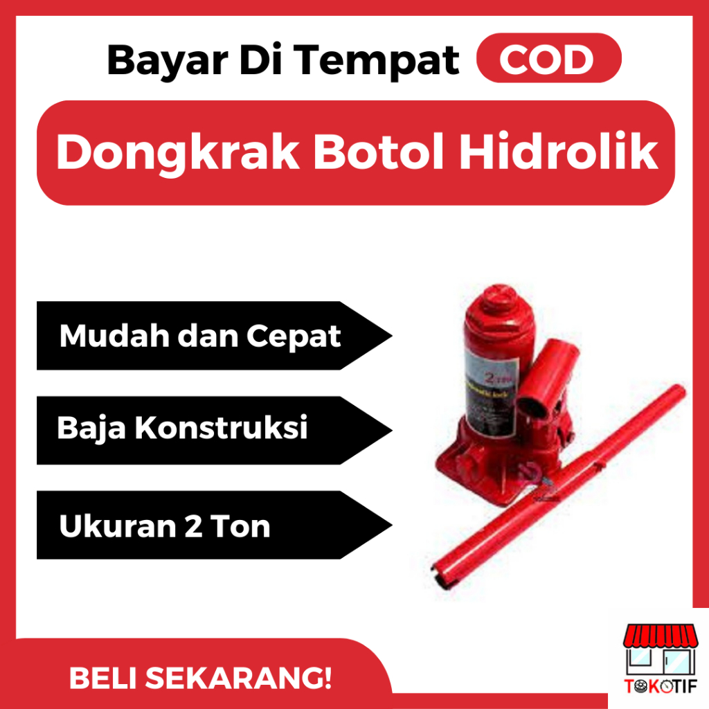 Dongkrak Mobil 2 Ton Hidrolik Dongkrak Botol Hidrolik Dongkrak Mobil