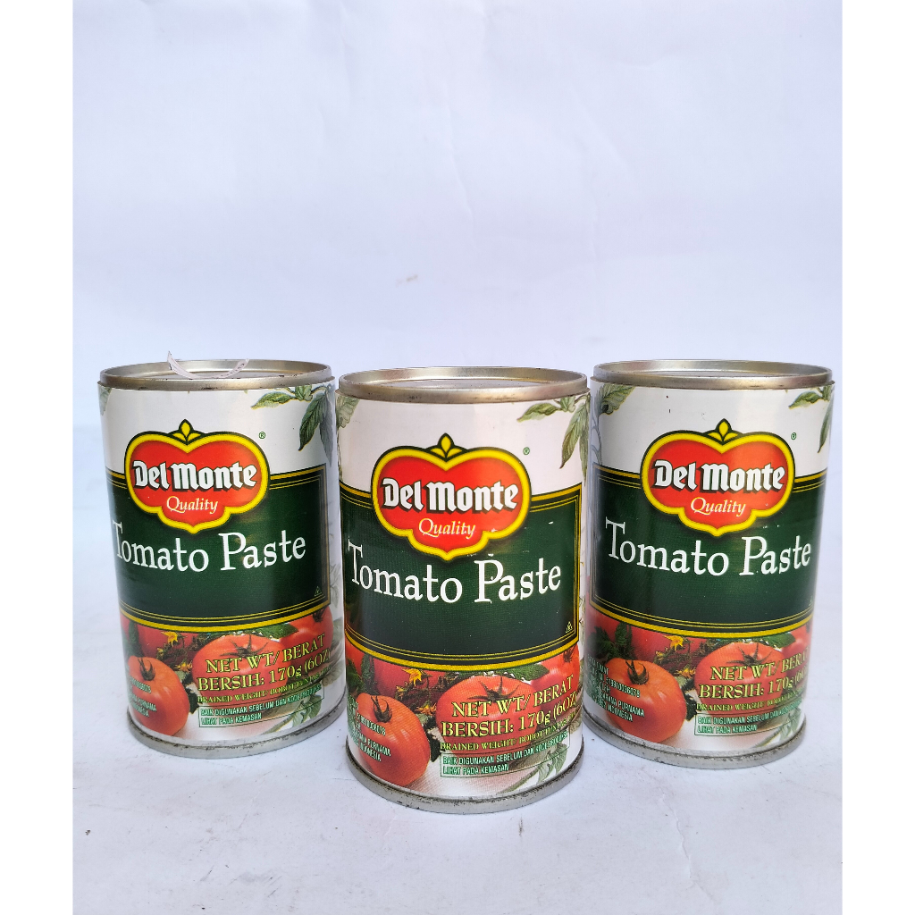 

Del Monte Tomato Paste 170 Gr Free Bubble Wrap dan Dus Tebal