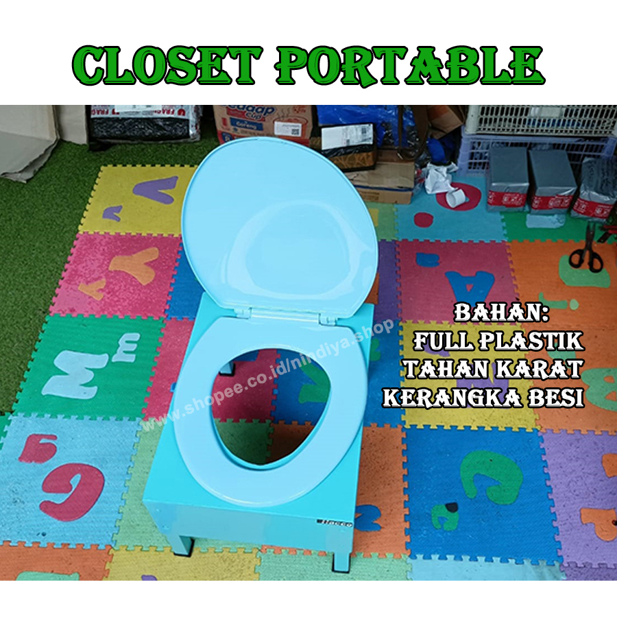 Closet Duduk Portable Ibu Hamil Ganguan Kaki