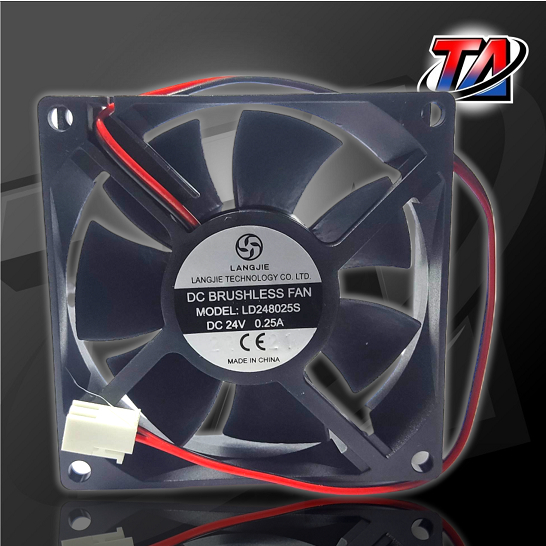 Kipas DC 24V x6cm Tebal 2.5 cm High Speed