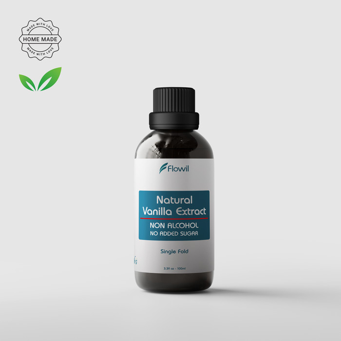 

Flowil - Natural Vanilla Extract Halal Non Alcohol Premium Grade 100ml