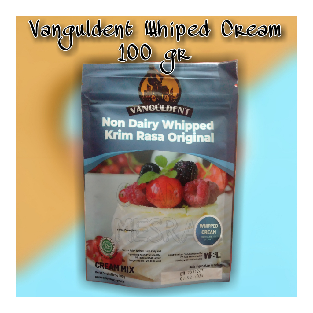 

VANGULDENT WHIP CREAM 100 GR