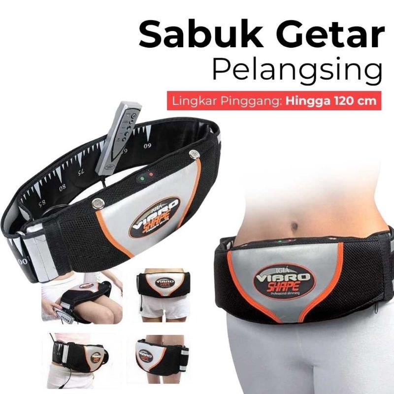 Sabuk Getar Pelangsing Tubuh Professional Slimming - Sabuk Pembakar Lemak - Sabuk Penghilang Lemak