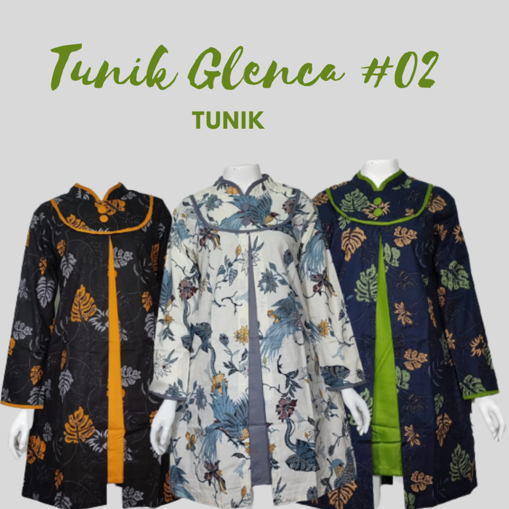 LANGITJUA BATIK SOLO - Glenca 02| Tunik Batik Model Pias