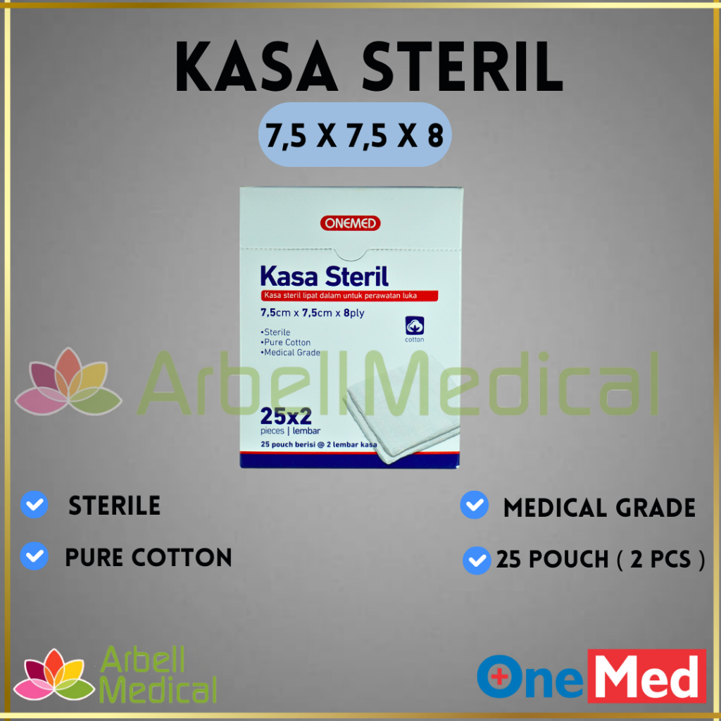 Kasa Steril 7.5x7.5cm 8ply Onemed