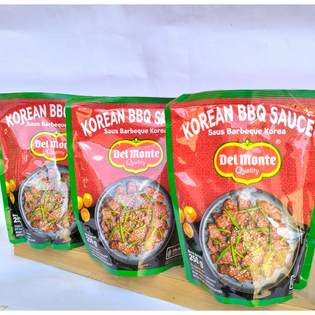 

Del Monte Korean BBQ Saus 250GR Free Bubble Wrap dan Dus Tebal