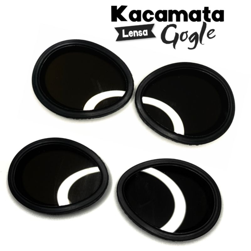 LENSA KACAMATA GOGLE CP CMPNY HITAM GOGLE JAKET
