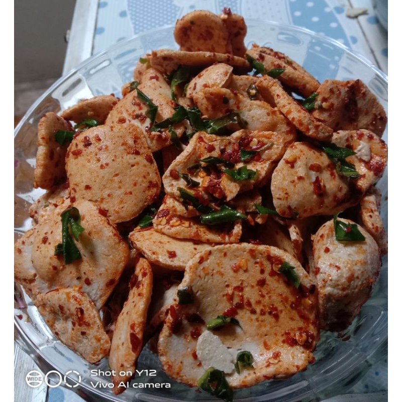 

Basreng pedas gurih daun jeruk 200 gram