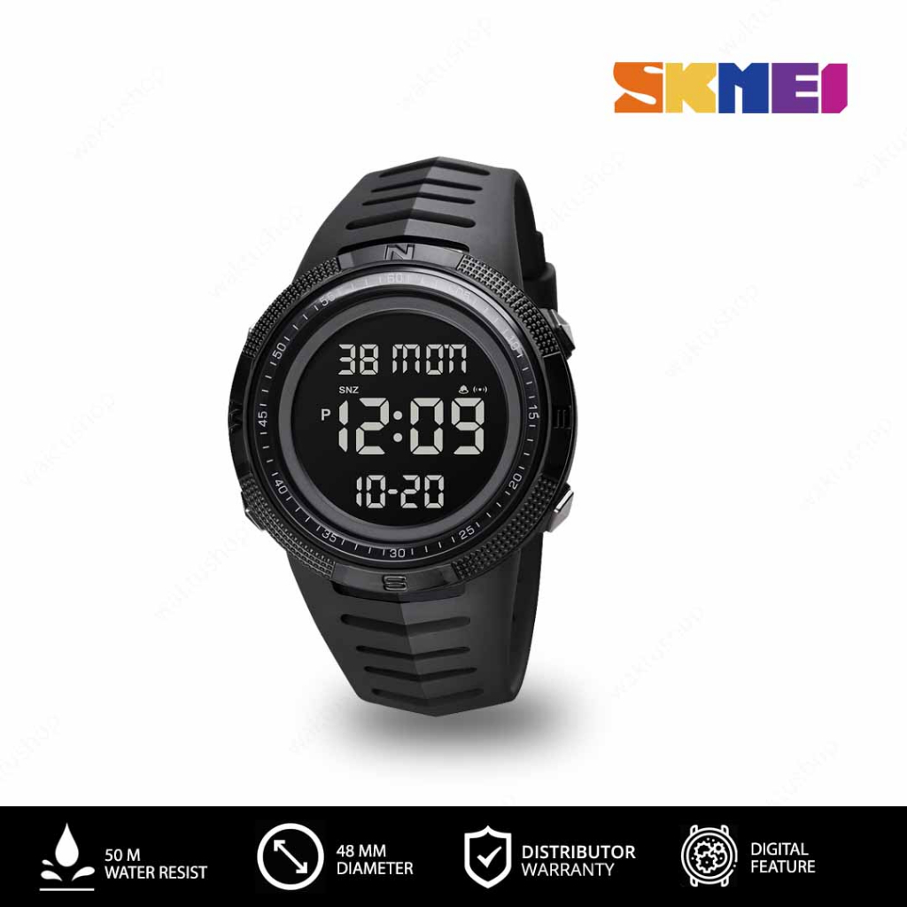 SKMEI 1632 Original Jam Tangan Digital Jam Tangan Rubber Karet Tahan Air