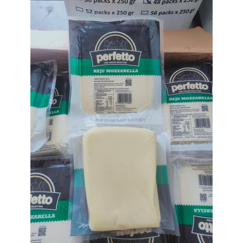 

Keju mozzarela Perfetto 250gr